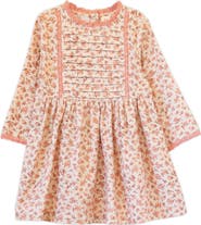 Beet World Toddler Lulu Dress with Lace Trim