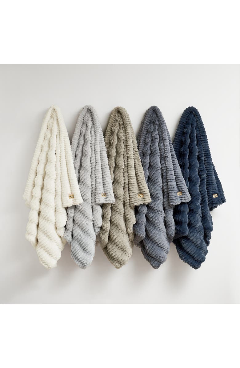 UGG<sup>®</sup> Cayden Faux Fur Throw Blanket, Alternate, color,