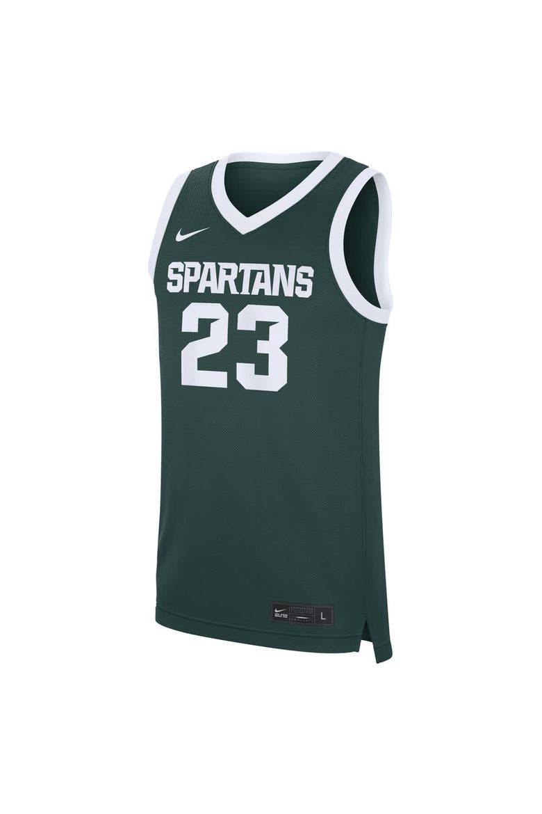 Men's Nike Draymond Green Green Michigan State Spartans Road Replica Basketball Jersey, Alternate, color, Green
