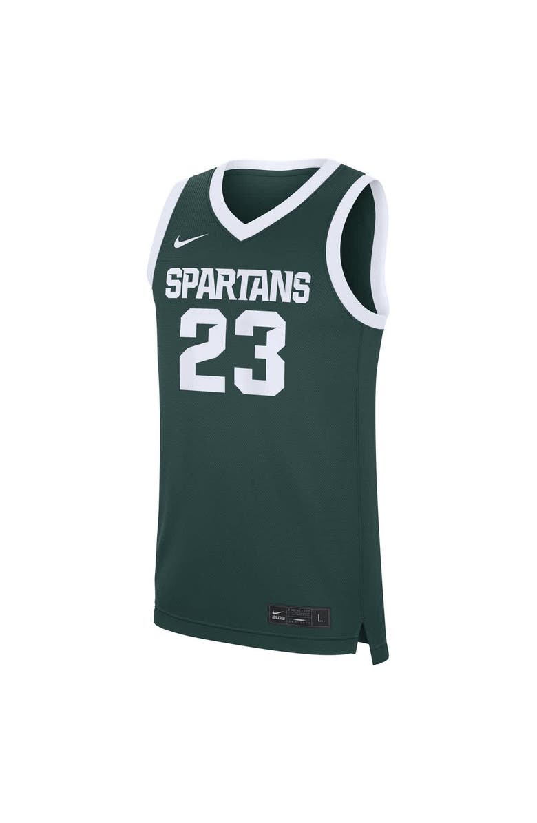Nike Men
s Nike Draymond Green Green Michigan State Spartans Road Replica Basketball Jersey, Alternate, color, Green
