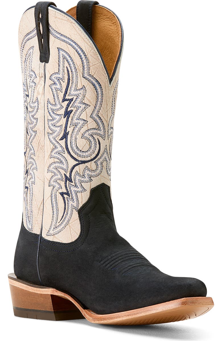 Ariat Futurity Relentless Western Boot, Main, color, Navy Bison