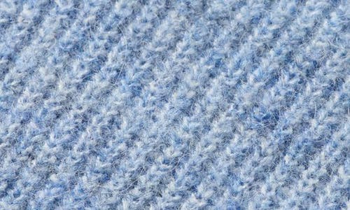 Scotch & Soda Fuzzy Crewneck Sweater In Blue