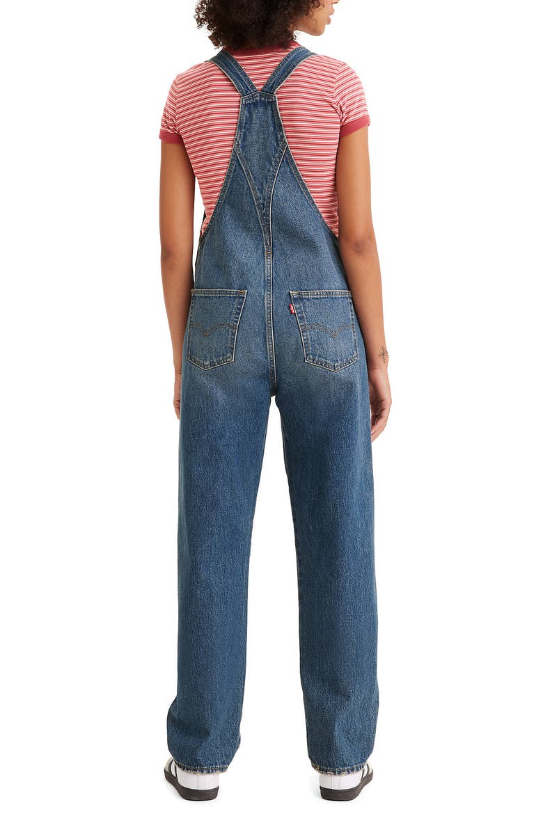Levi's<sup>®</sup> Nonstretch Denim Overalls, Alternate, color, 