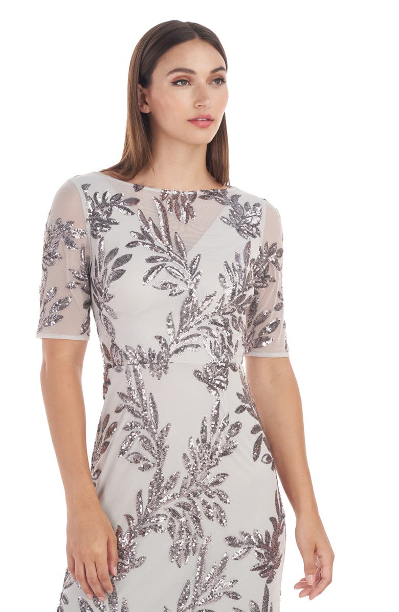 JS Collections Chloe Sequin Gown, Alternate, color, 