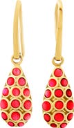 Jan Leslie Bubble Teardrop Gold Vermeil Sterling Earrings