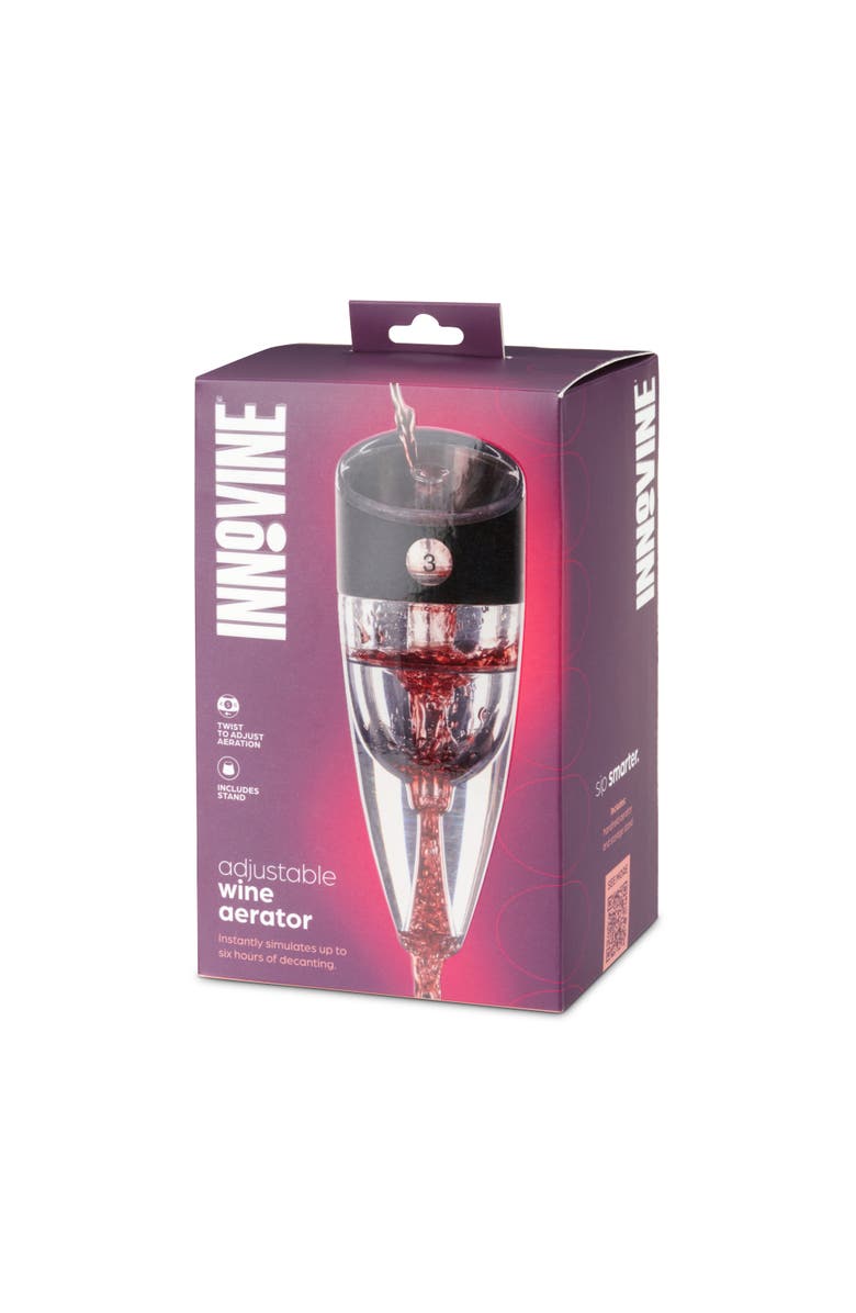 Innovine Adjustable Wine Aerator, Alternate, color, Grey