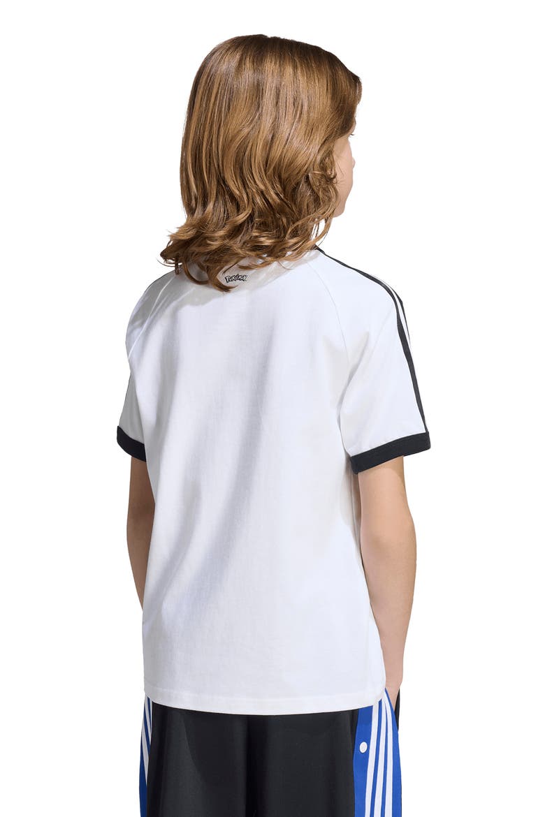 Kids' Graphic Ringer T-Shirt, Alternate, color, WHITE