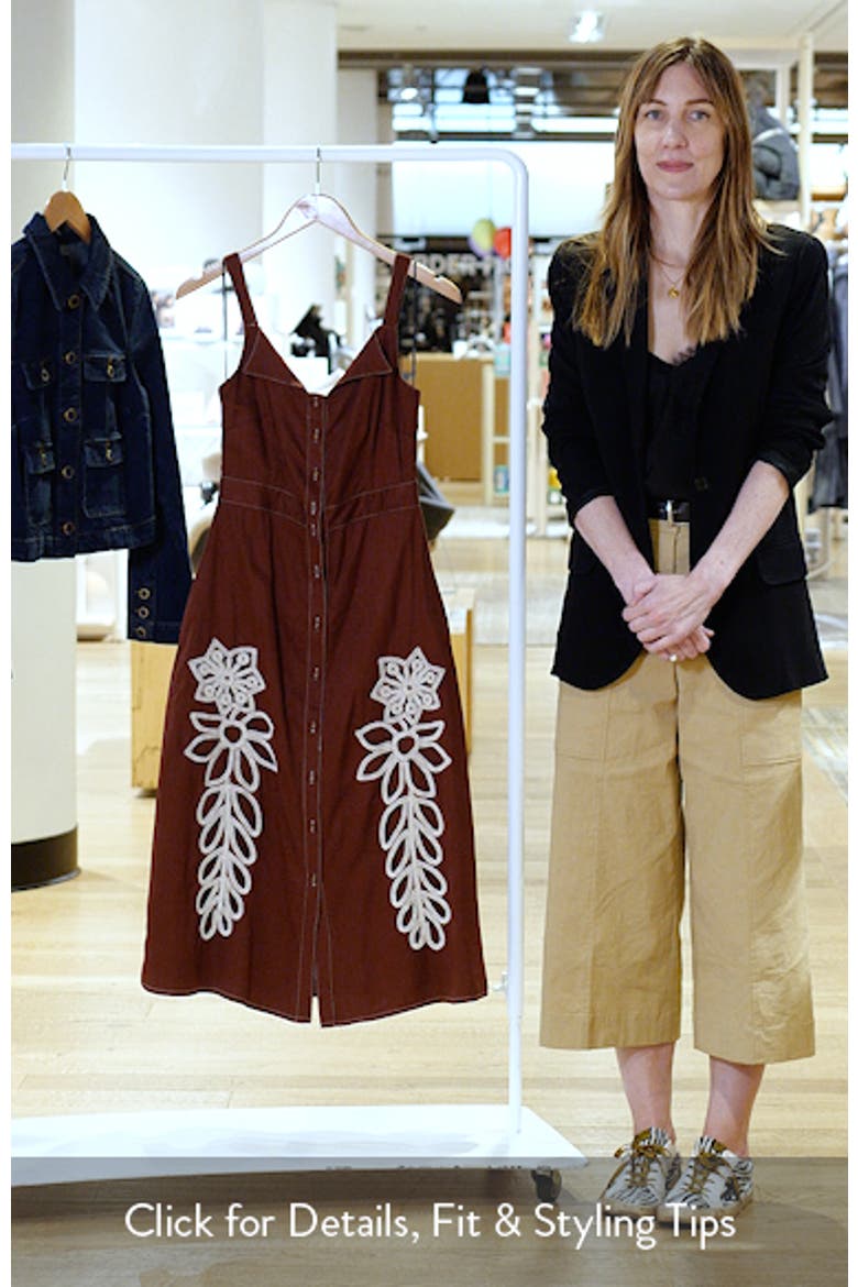 Joy Embroidered A-Line Dress video