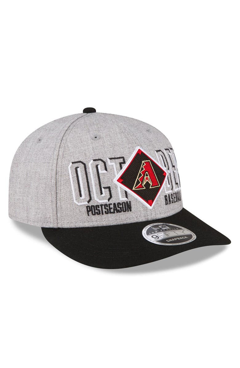 New Era Men's New Era  Gray Arizona Diamondbacks 2023 Division Series Winner Locker Room Low Profile 9FIFTY Snapback Hat, Alternate, color, 
