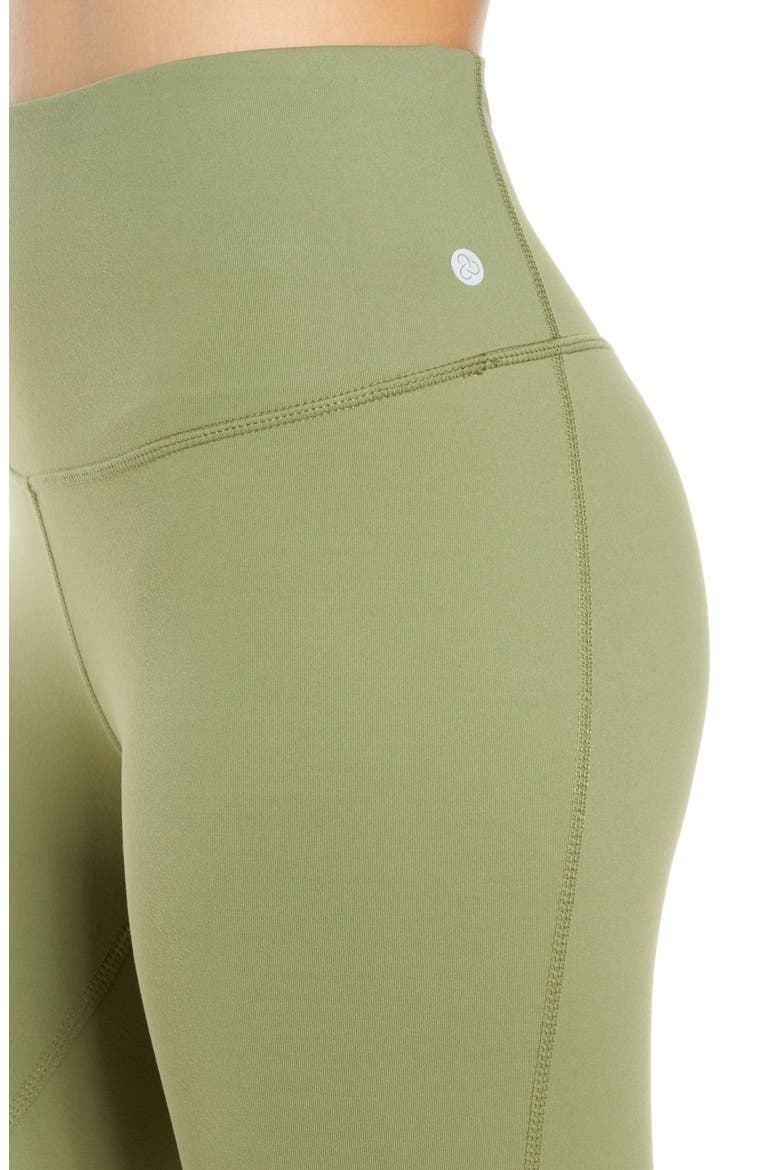 Live In High Waist Crop Leggings, Alternate, color, OLIVE BRANCH