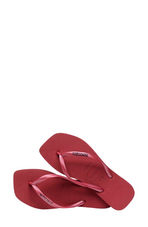 Havaianas Slim Square Logo Flip Flop