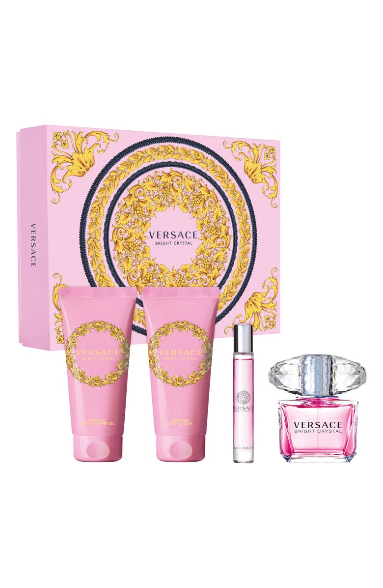 Versace Bright Crystal Eau de Toilette Set, Main, color,