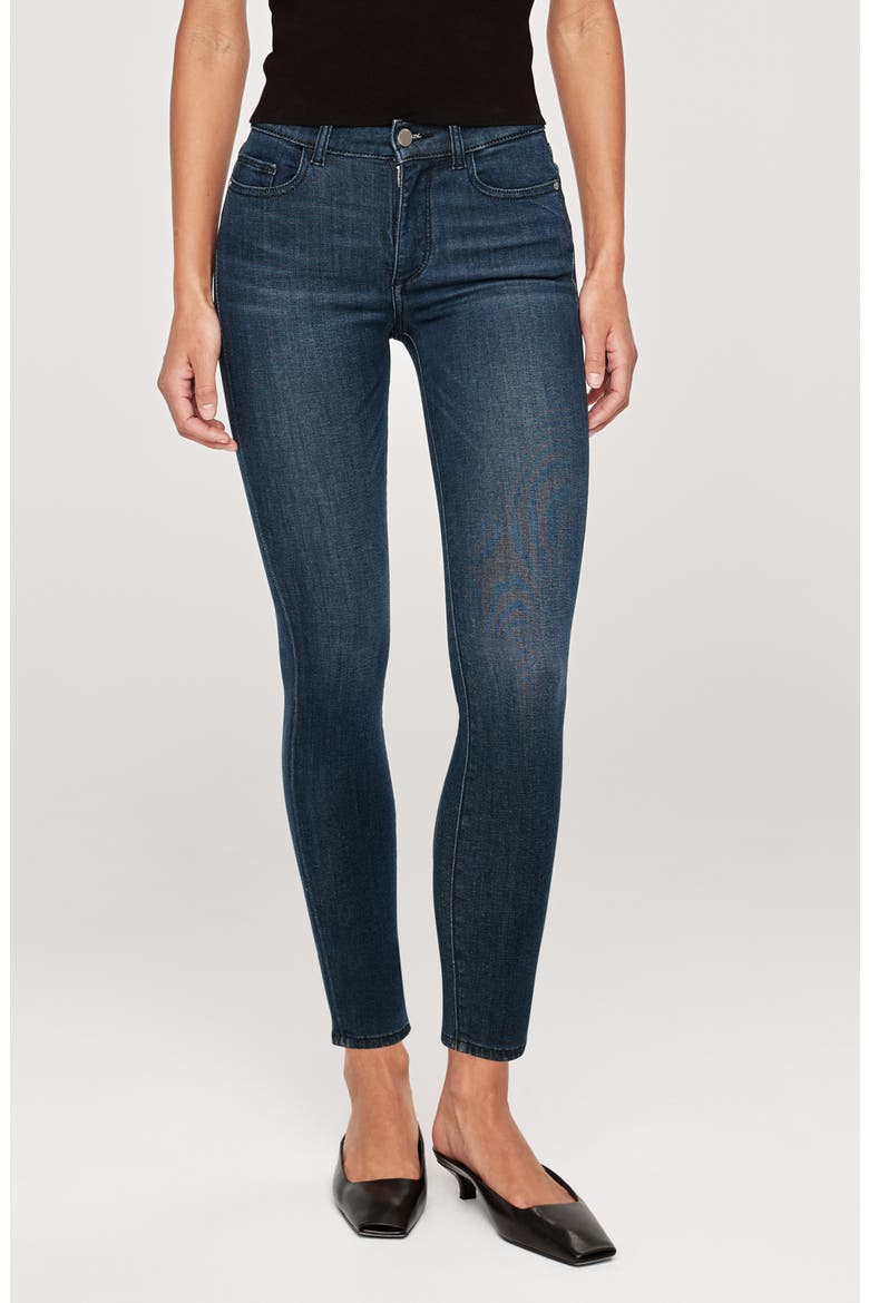 Farrow Instasculpt High Waist Ankle Skinny Jeans, Main, color, DARK INDIGO