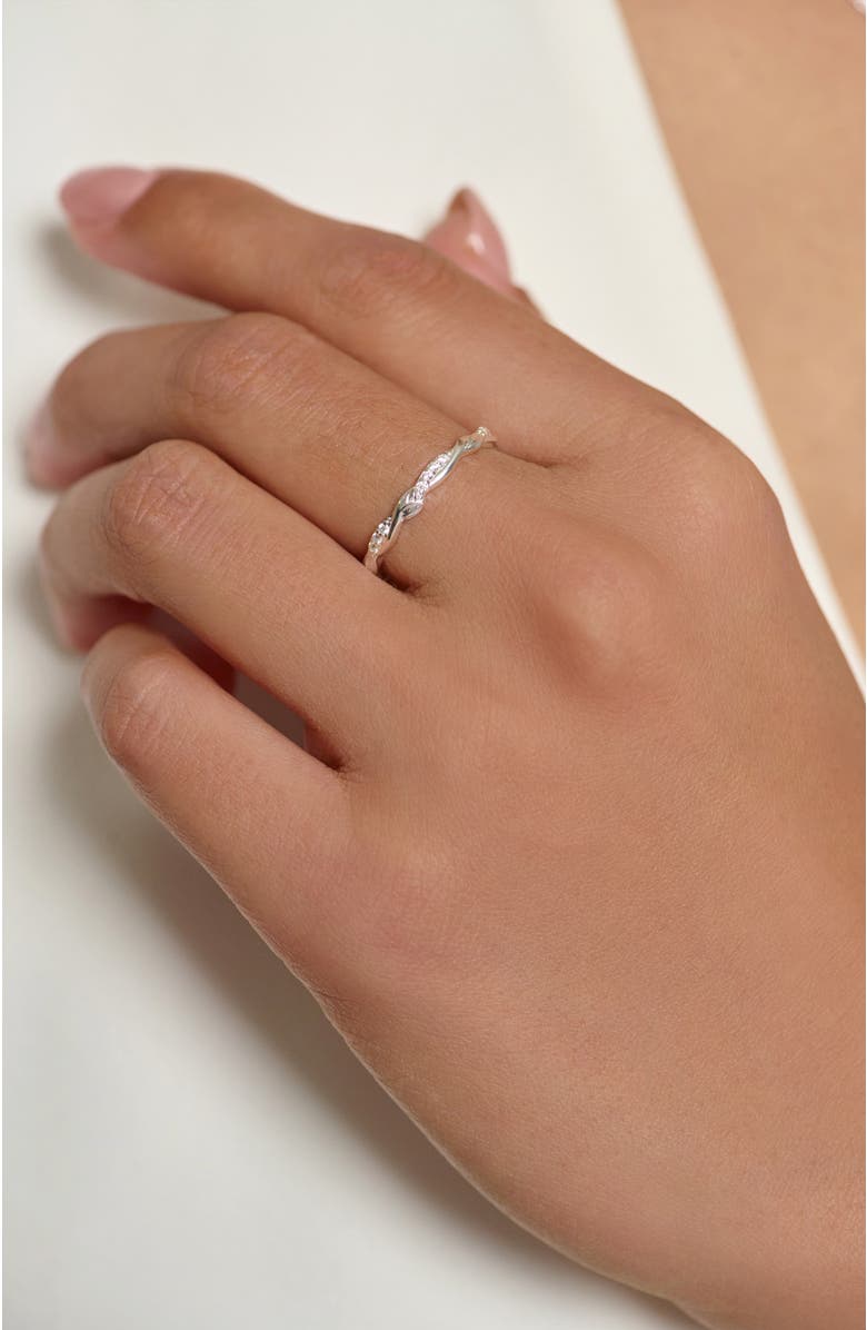 Rizen Jewelry Sacred Vine Band Ring, Alternate, color, Sterling Silver