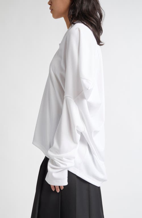 COMME DES GARÇONS COMME DES GARÇONS DRAPED JERSEY TOP