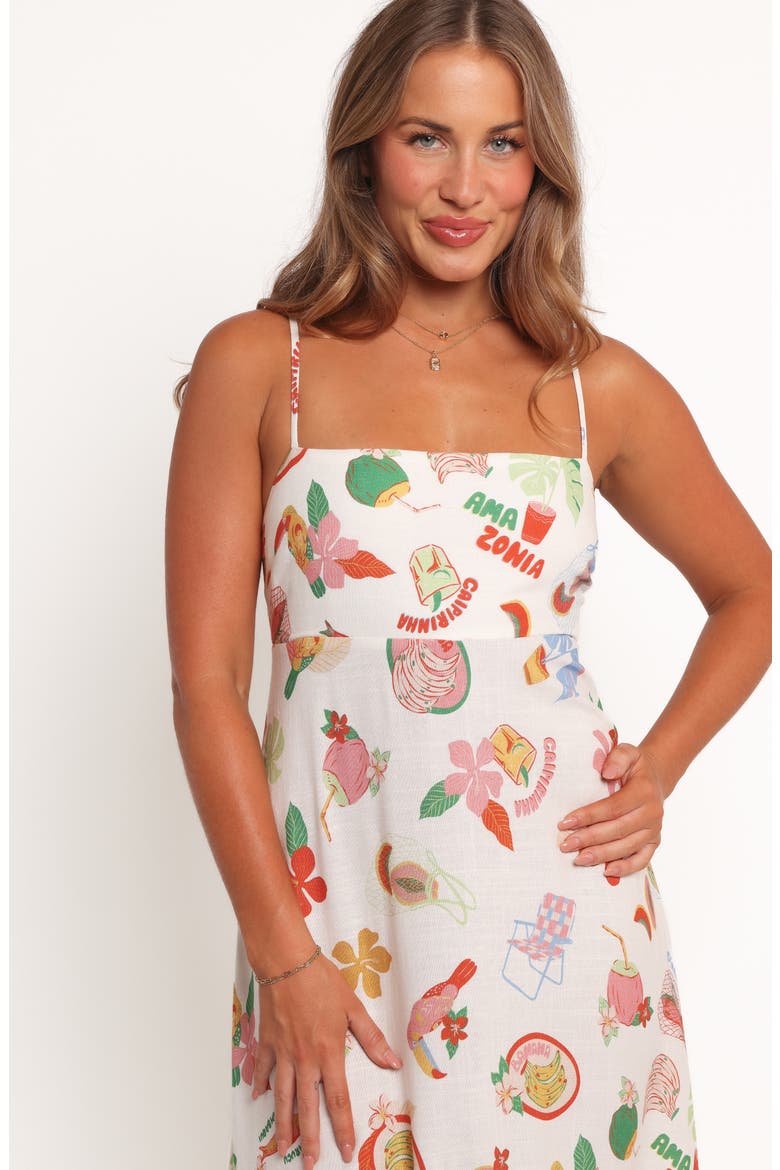 Else Print Maxi Dress, Alternate, color, ALFRESCO