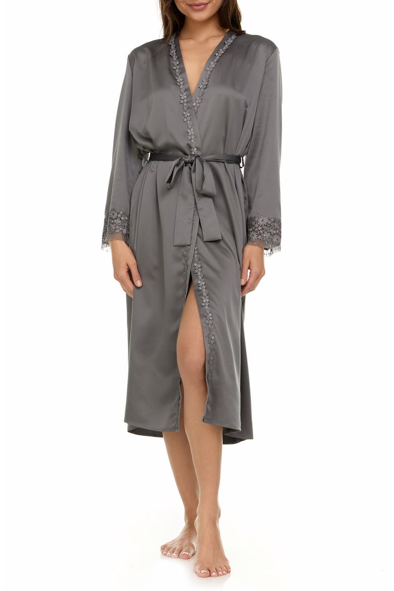Showstopper Long Robe, Main, color, GRAY