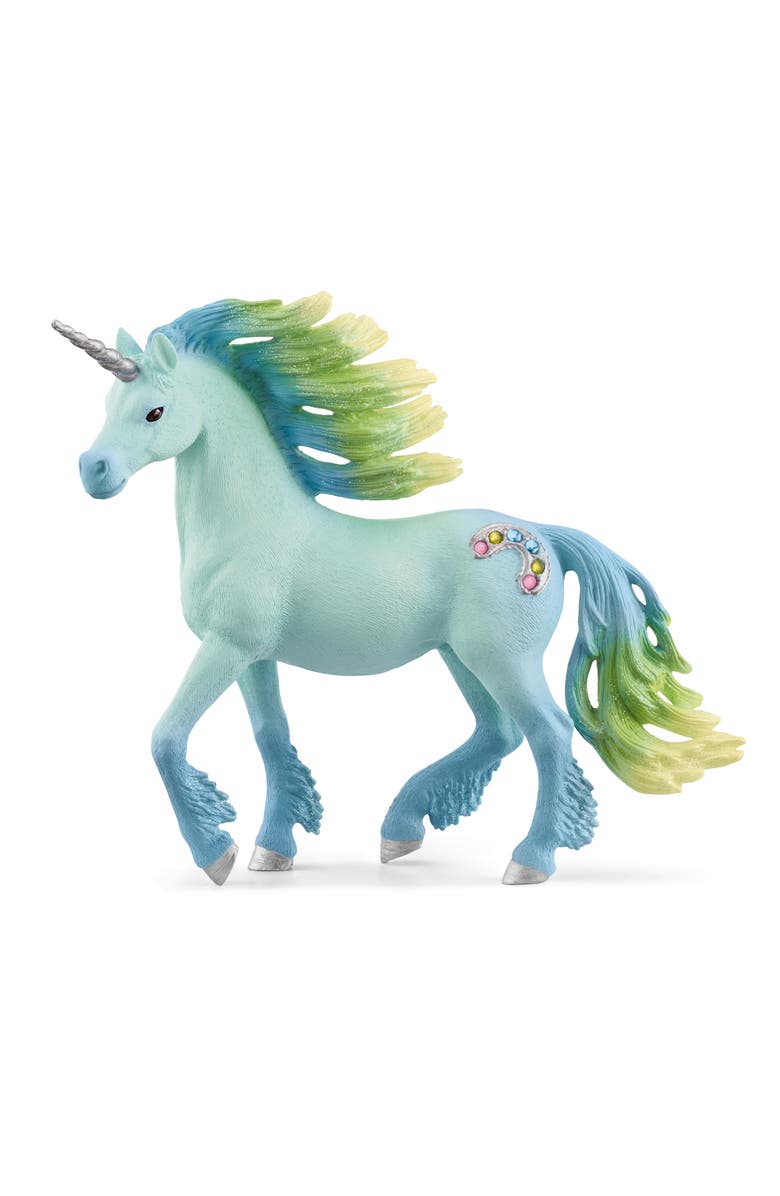 Schleich Bayala Marshmallow Unicorn Stallion, Toy Figure, Kids, Main, color, Multicolored