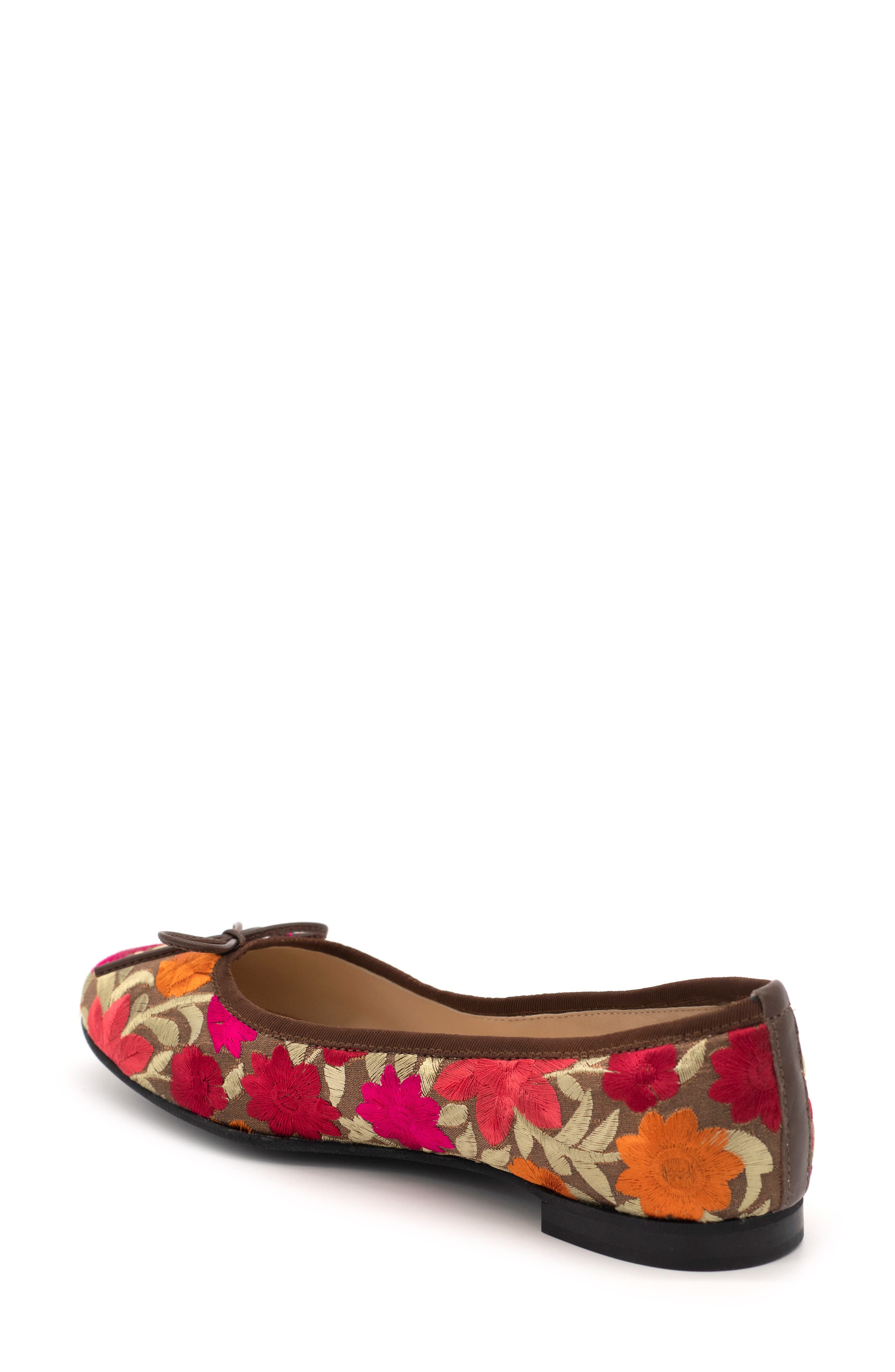 Butter Shoes Pavlova Embroidered Floral Ballet Flat, Alternate, color, 