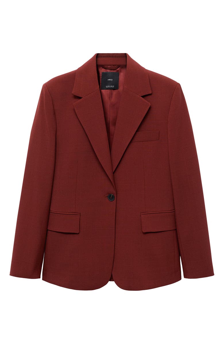 MANGO Straight Jacket, Alternate, color, Dark Orange