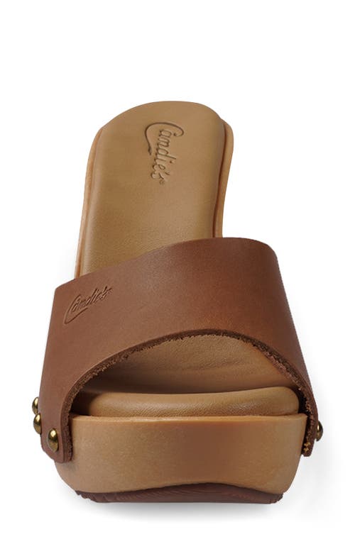 Candies Candie's Viviana Platform Sandal In Cognac