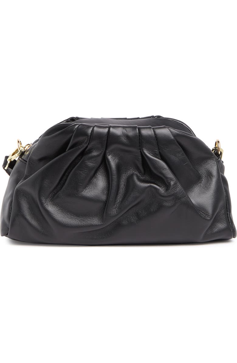 MARKESE Leather Pouch Crossbody, Main, color,