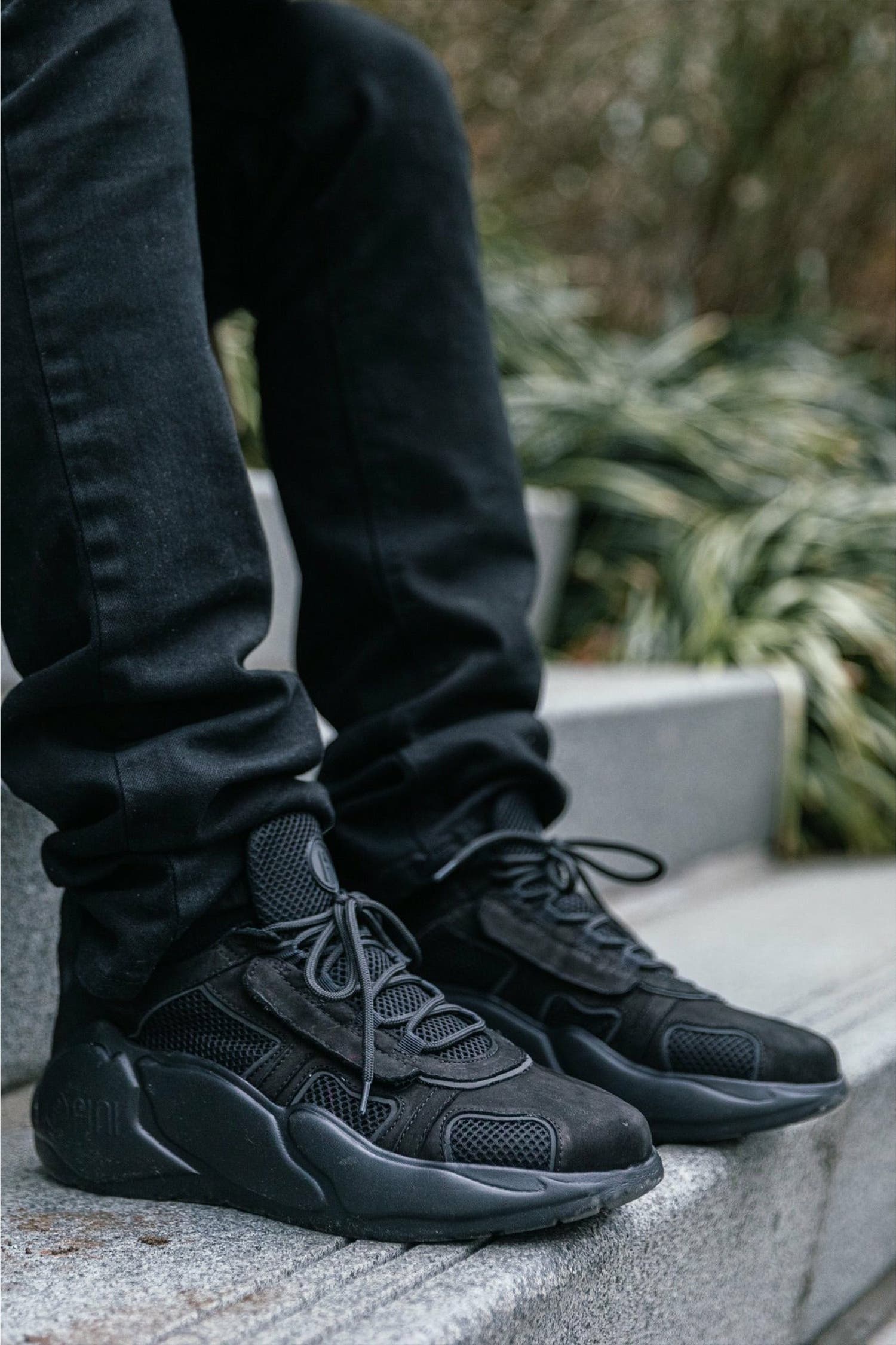 Fini Desiderata Black Sneaker  - Unisex, Alternate, color, Black