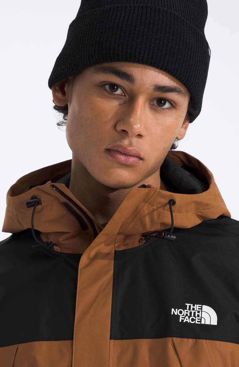 The North Face Antora Waterproof Jacket, Alternate, color, Burnt Umber/ Tnf Black