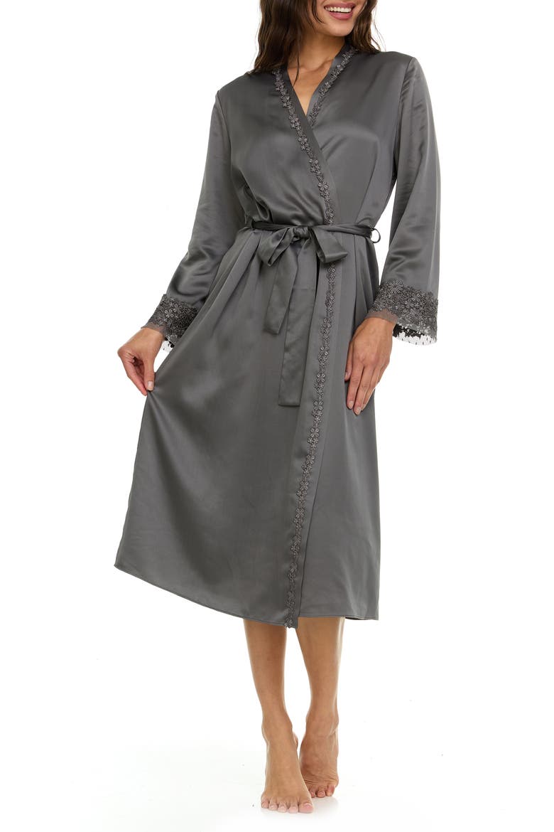 Showstopper Long Robe, Alternate, color, GRAY