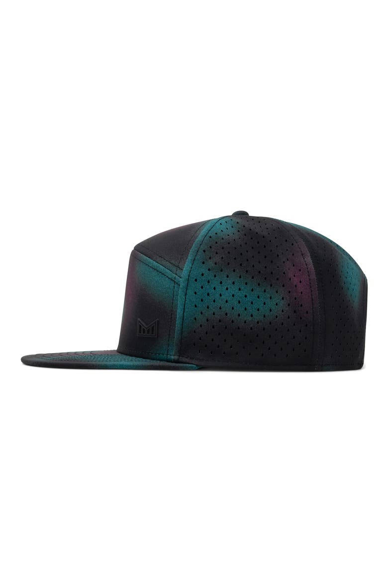Trenches Icon Aura Hydro Performance Snapback Hat, Alternate, color, NORTHERN AURA
