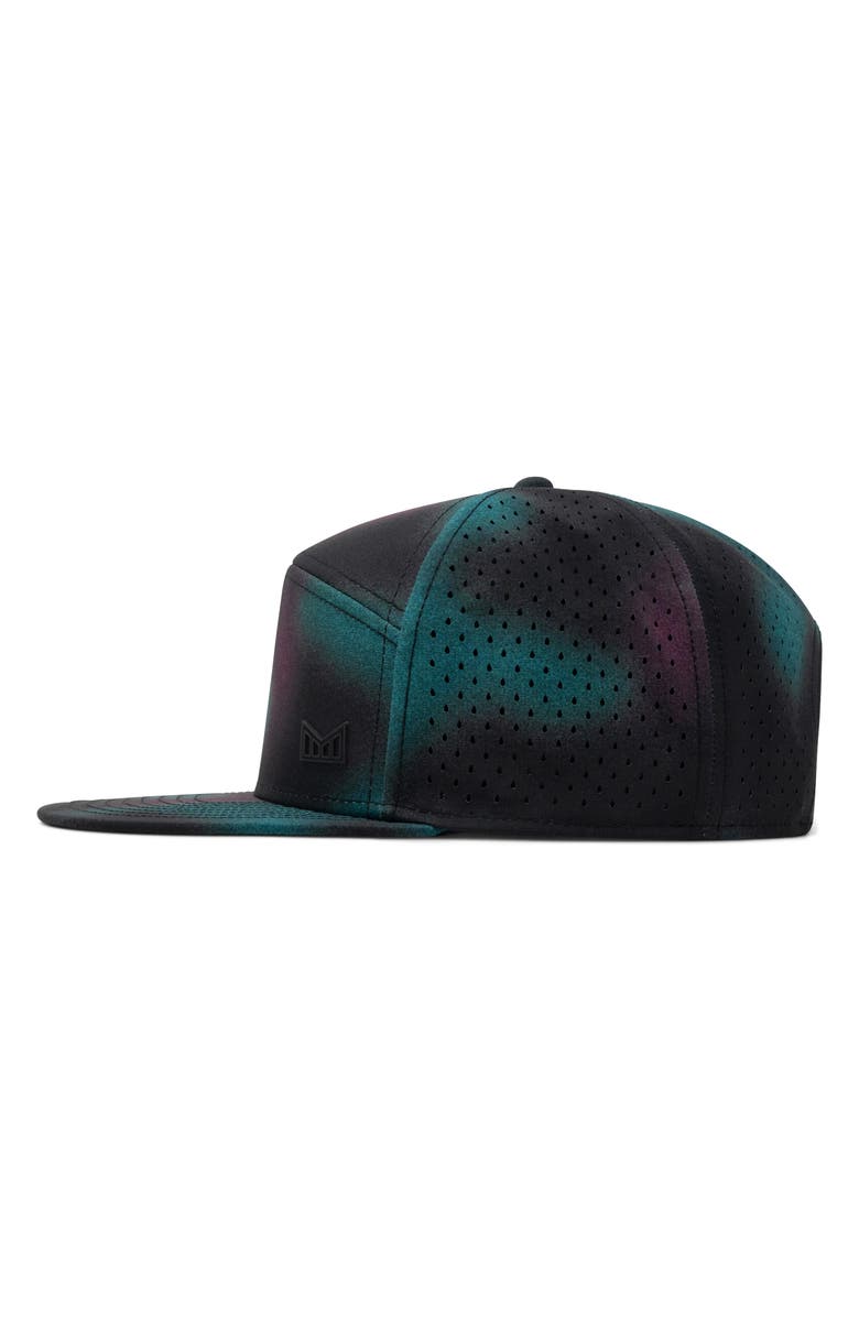 Melin Trenches Icon Aura Hydro Performance Snapback Hat, Alternate, color, Northern Aura