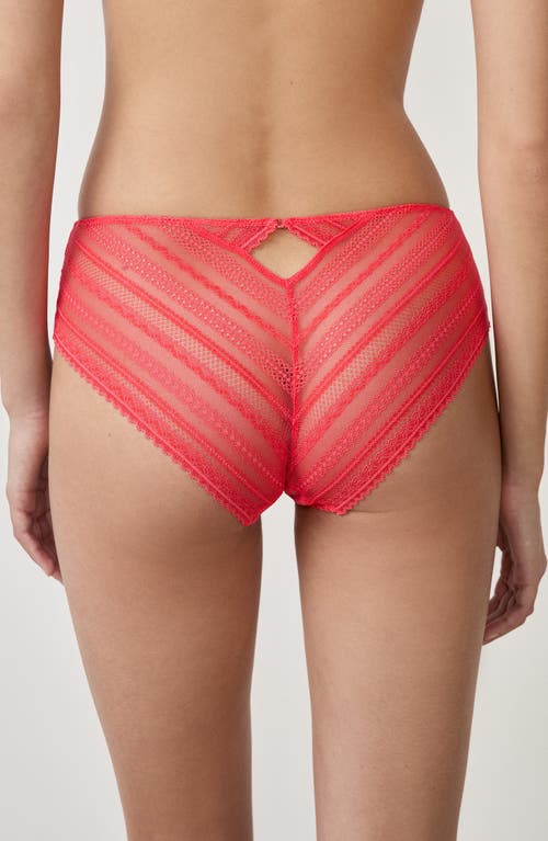 Etam Aura Lace Shorty Panties In Pink