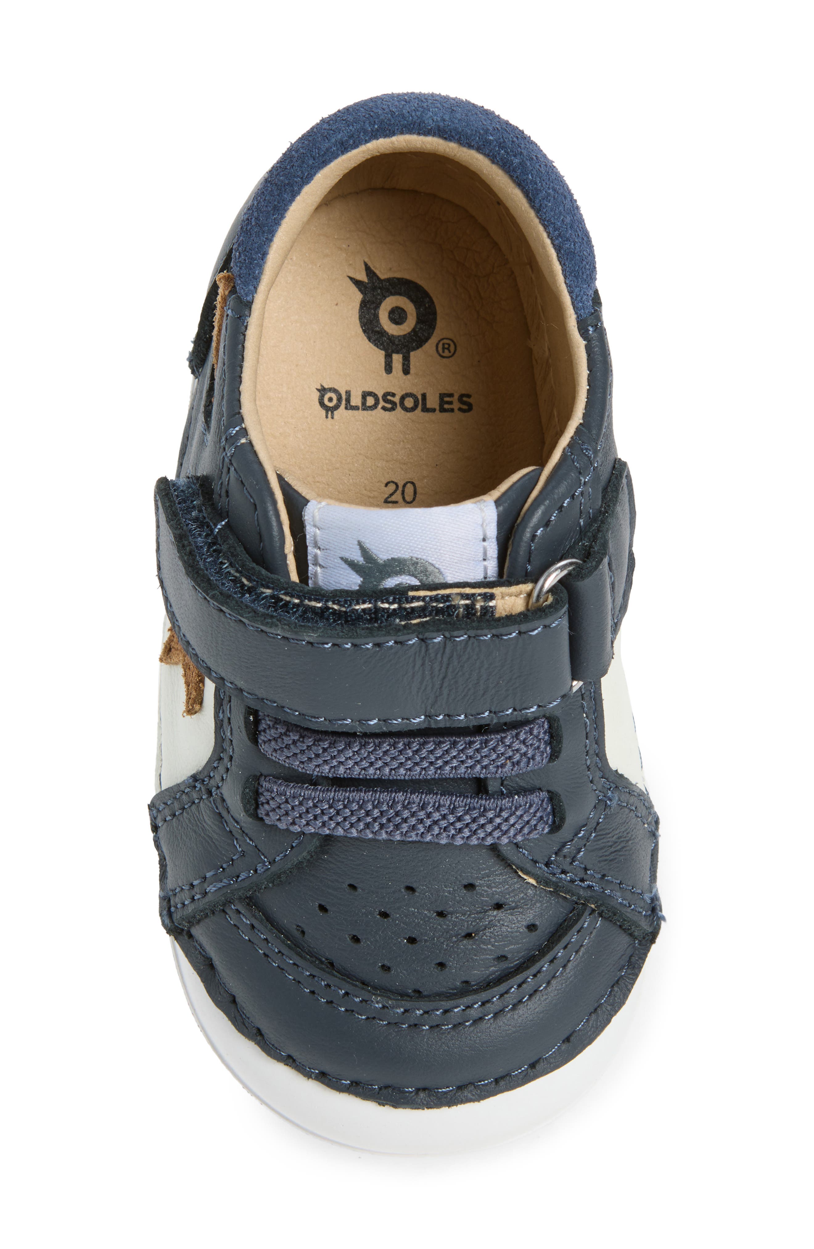 Kids' 4114 Pavesta Sneaker, Alternate, color, NAVY / TAN SUEDE