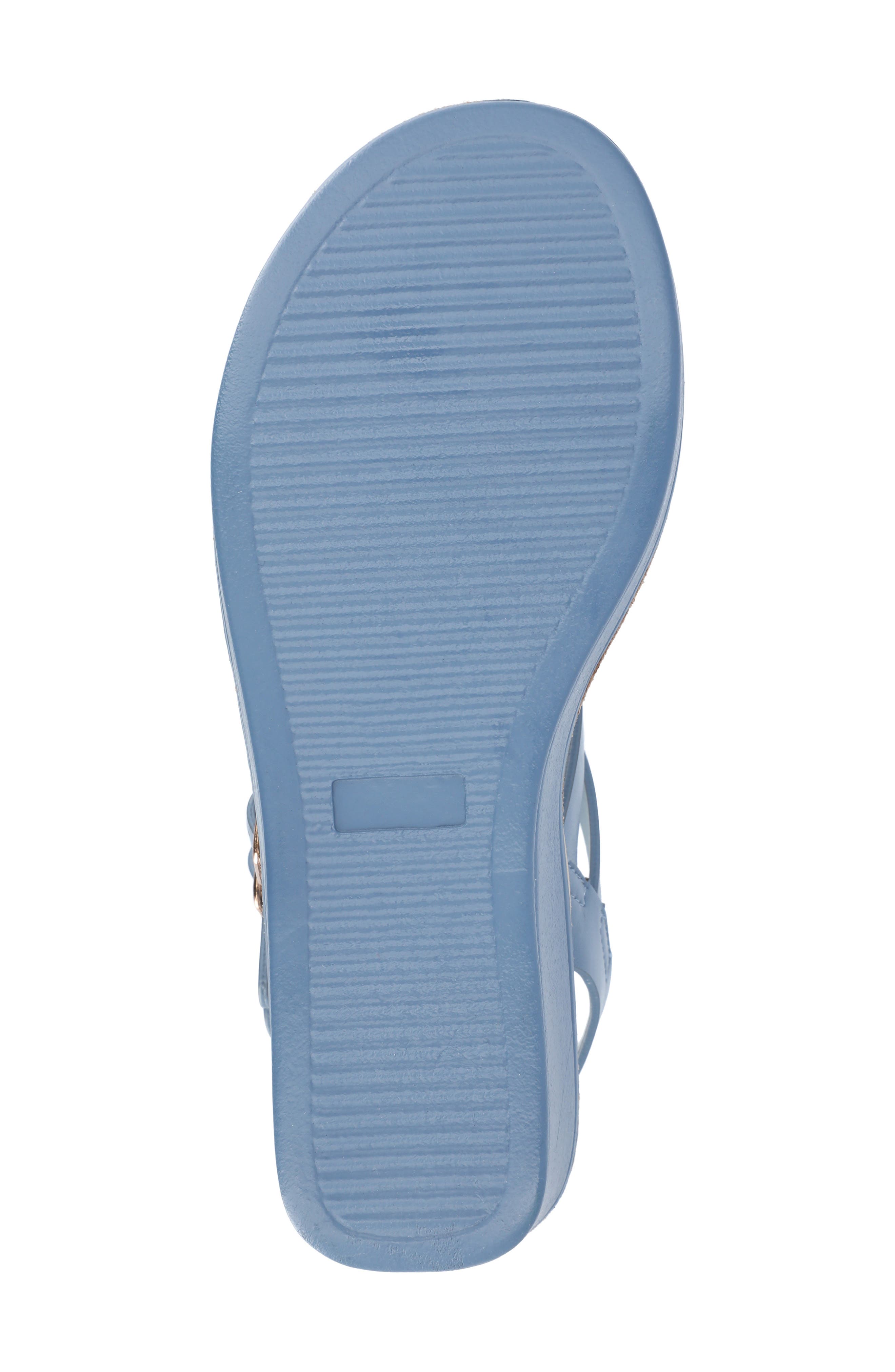 JOURNEE Bianca Wedge Sandal, Alternate, color, BLUE