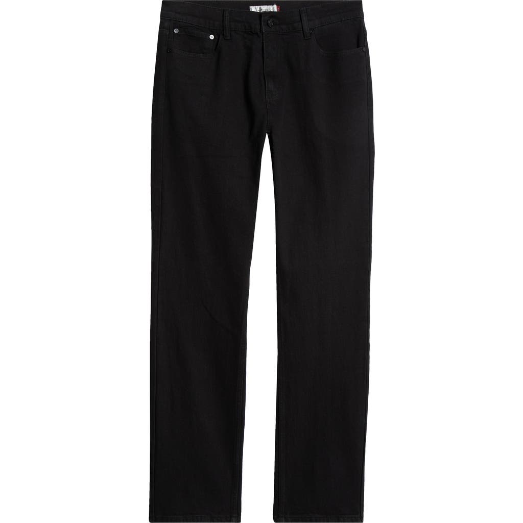 Santo Studio Roma Regular Straight Leg Jeans In Black