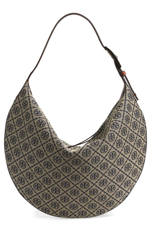 Tory Burch T Monogram Jacquard Balloon Bag