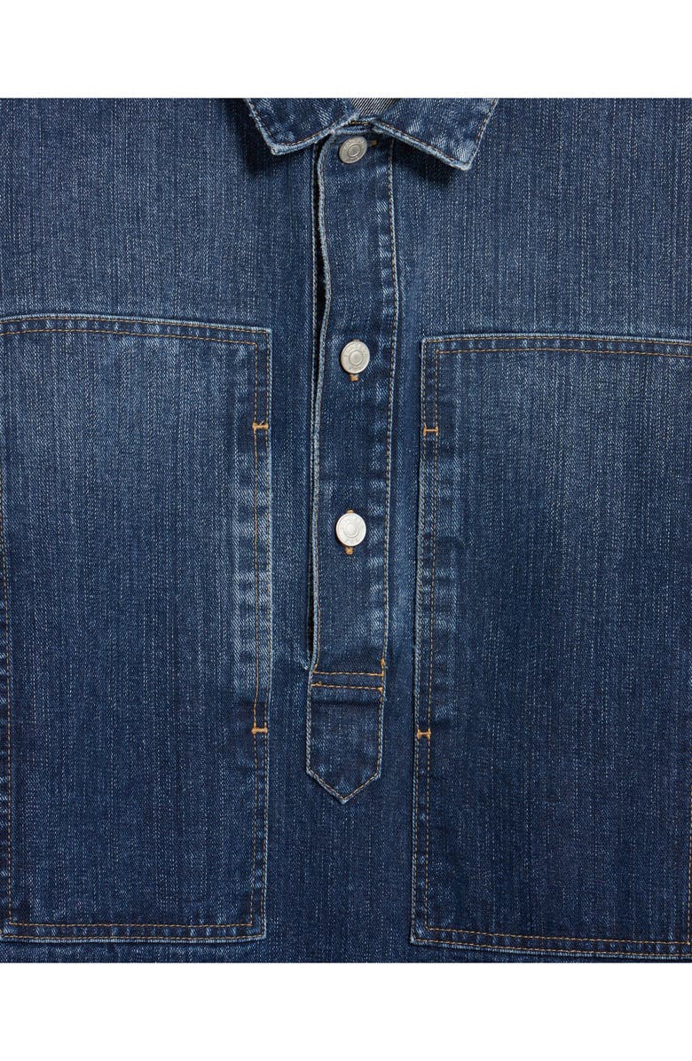 Fortela Fuego Stone Wash Denim Overshirt, Alternate, color, D470