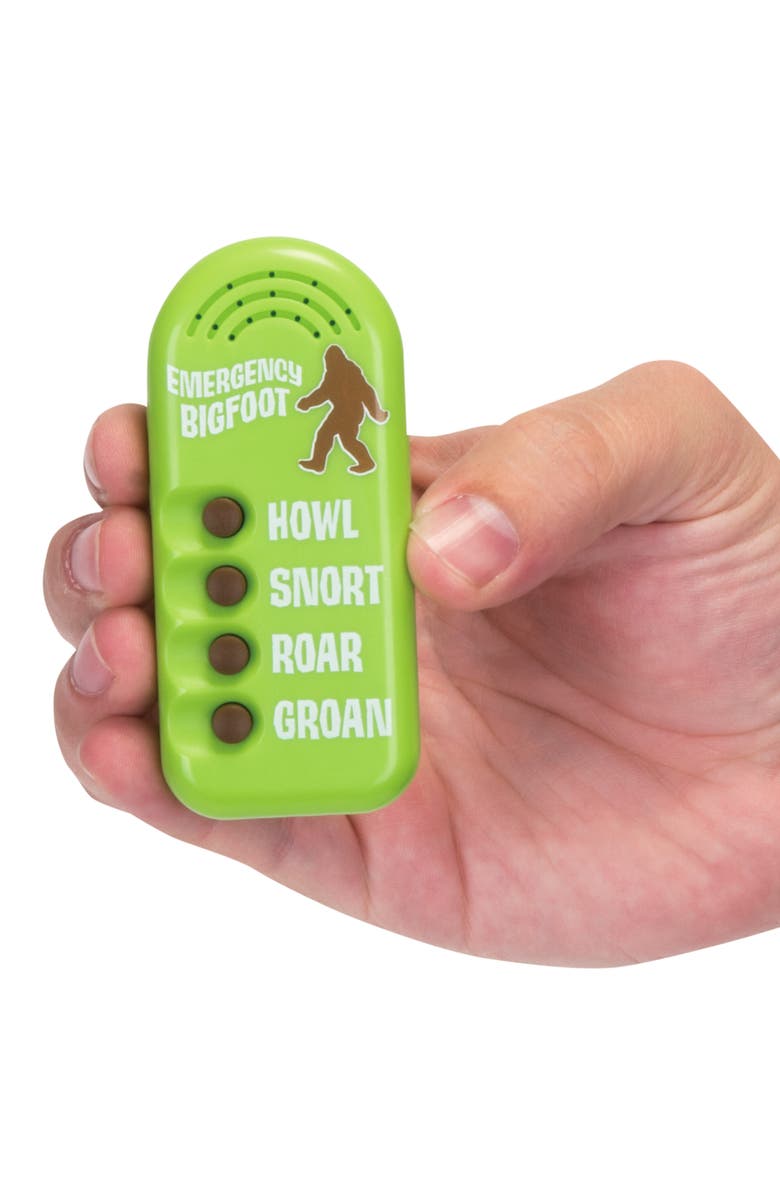 Archie McPhee Emergency Bigfoot Prank Toy, Alternate, color, Multicolored