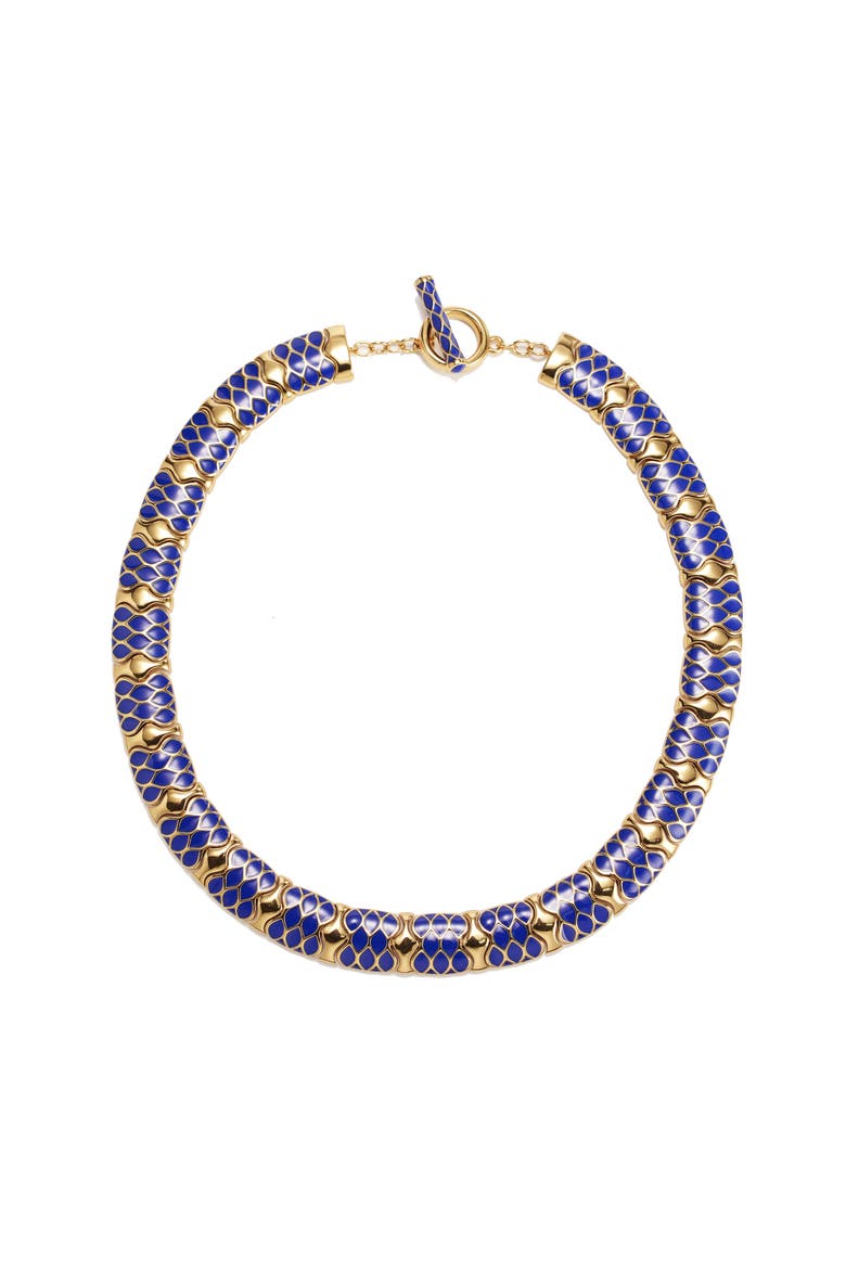 Nirah Necklace, Main, color, Gold&Blue