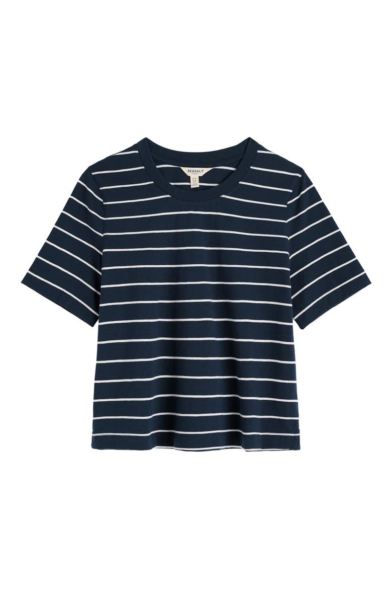 Copseland Stripe Organic Cotton T-Shirt, Alternate, color, CHYANDOUR MARITIME