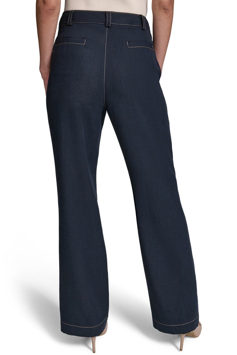 Seam Detail High Waist Suiting Pants, Alternate, color, MIDNIGHT NAVY