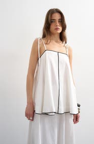 Topshop Linen Blend Camisole