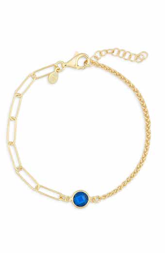 Crystal Station Mix Chain Bracelet