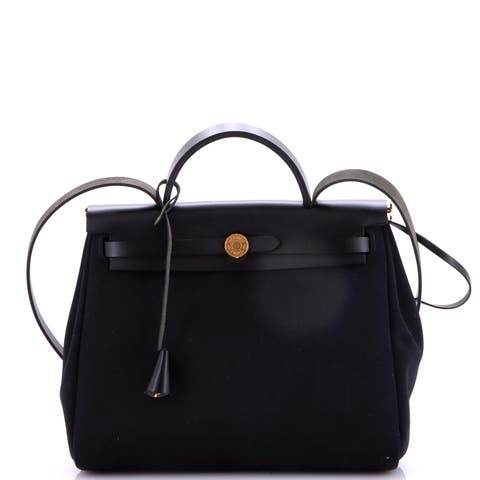 Herbag Zip Leather and Toile 31