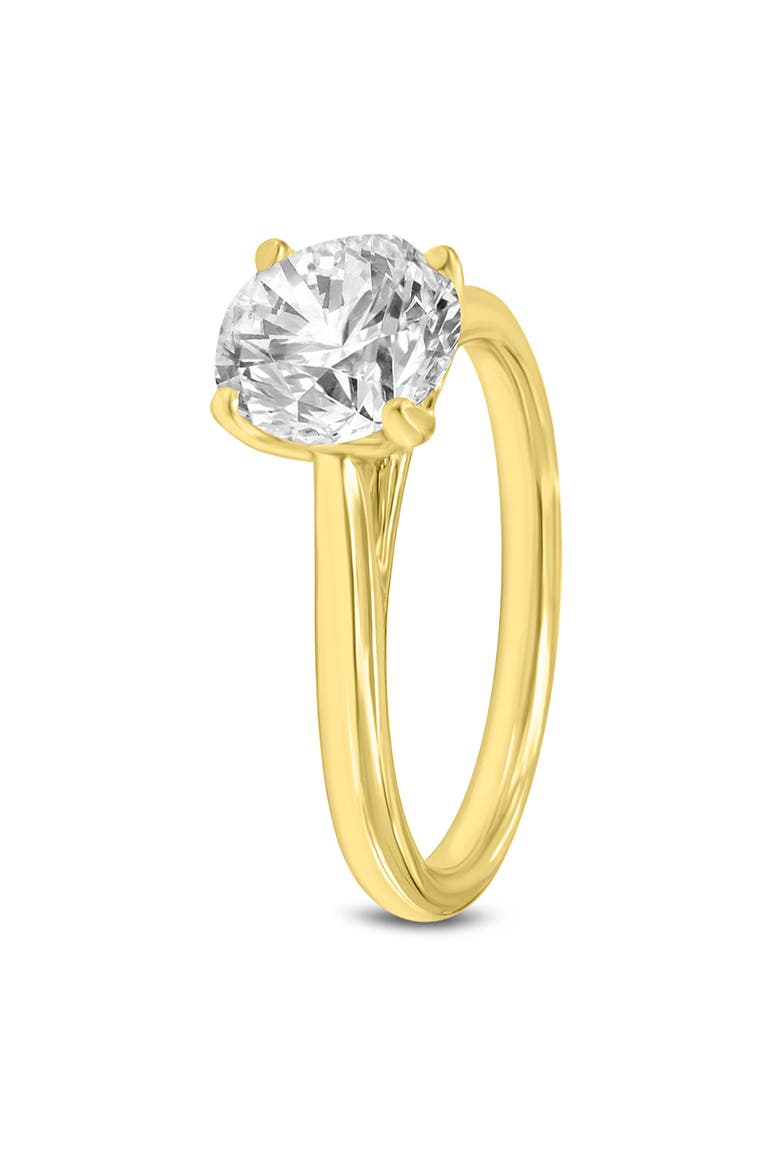 Nyra 14K Yellow Gold Round Lab Grown Diamond Classic Solitaire Engagement Ring - 1.5 ctw, Alternate, color, 14K Yellow Gold