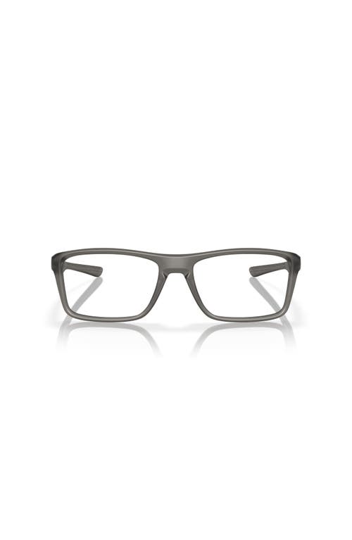 Oakley 55mm Rectangle Optical Glasses In Gray