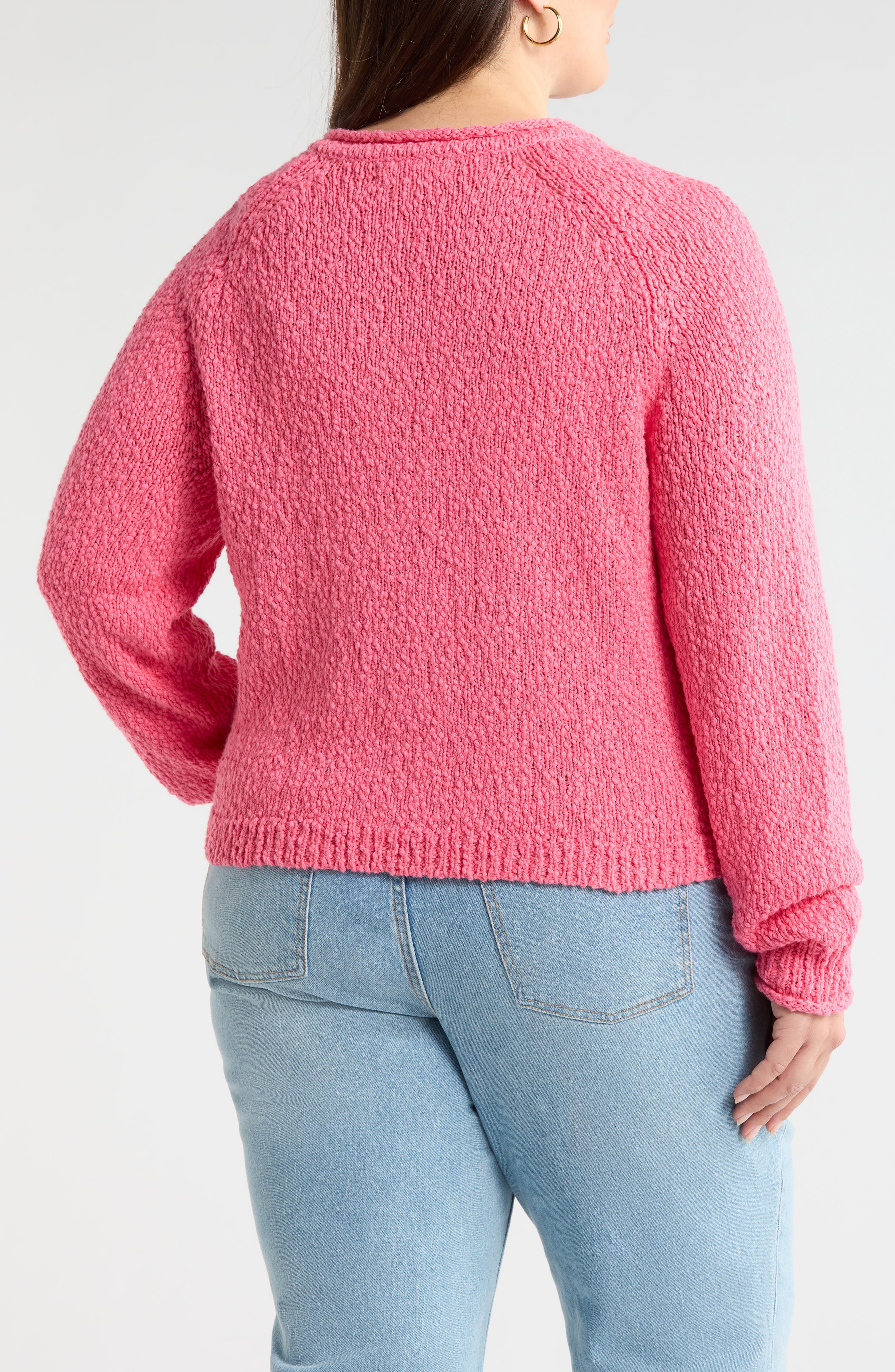 Fitted Crewneck Cardigan - image 2