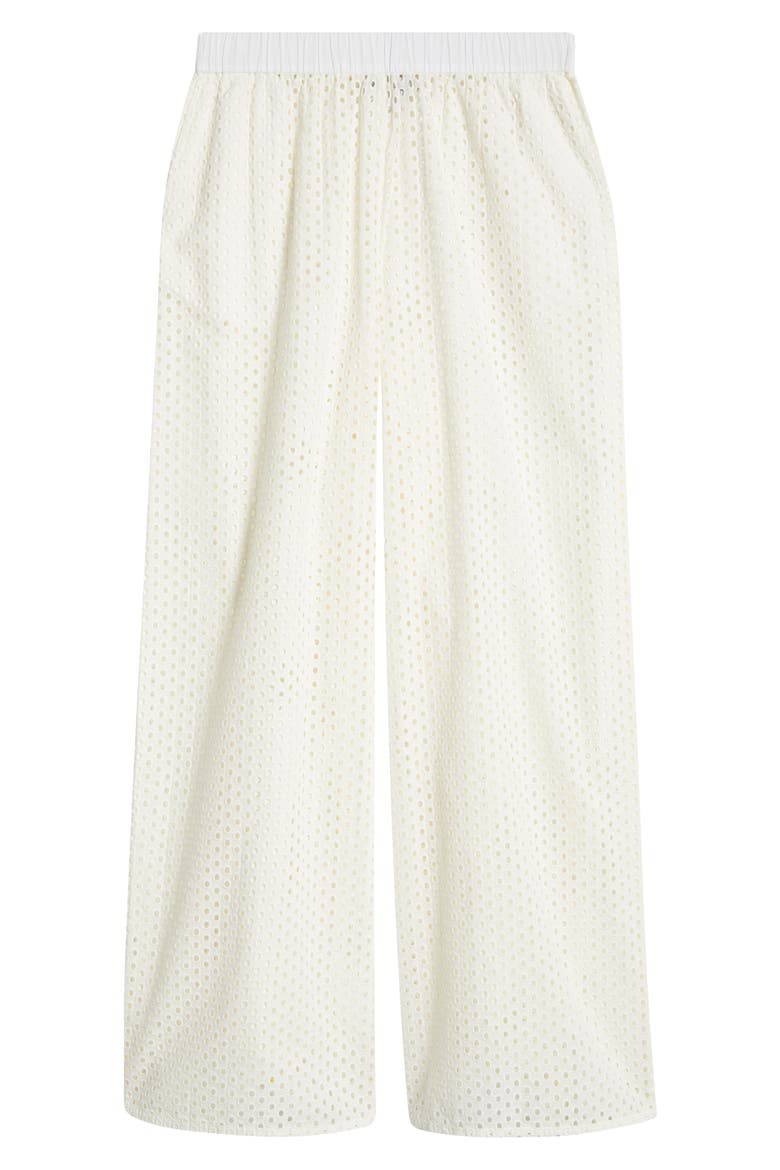 The Delaney Open Knit Cotton Cover-Up Pants, Alternate, color, BRULE