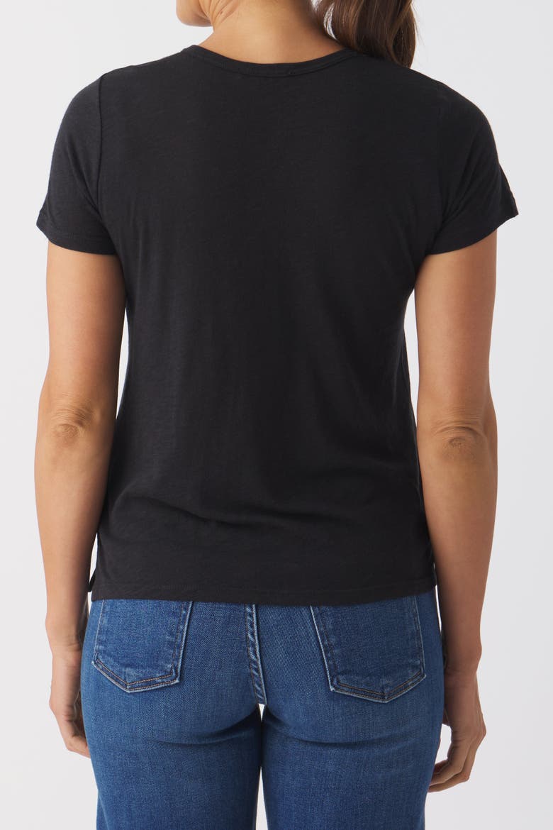 Icon Slub Jersey Crew Neck T-Shirt, Alternate, color, Black
