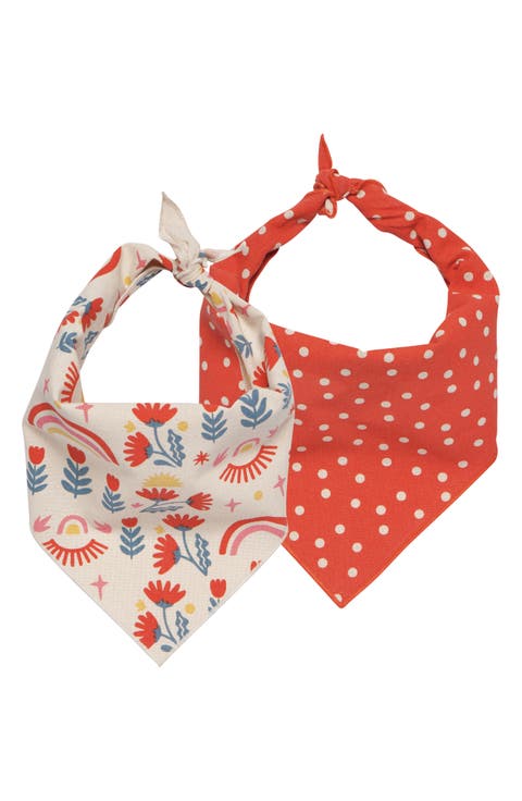 2-Pack Dog Bandanas